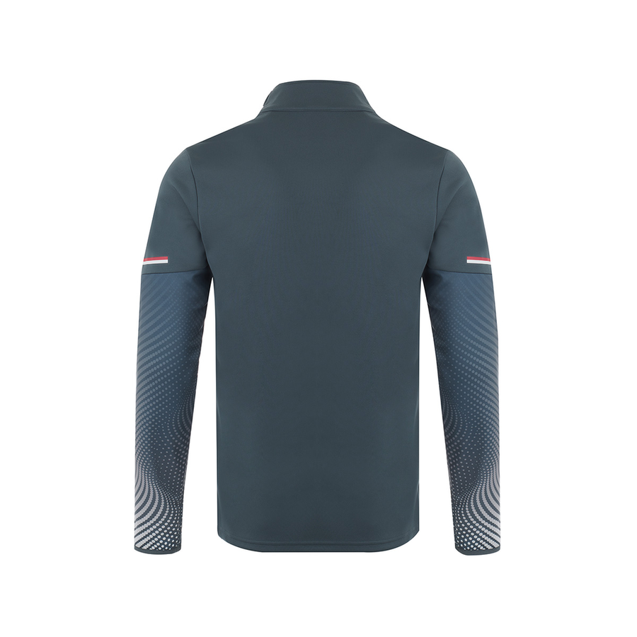 Mizuno Mid Layer 1/2 Zip Shoulder Training Top AS Monaco Men Dark Slate